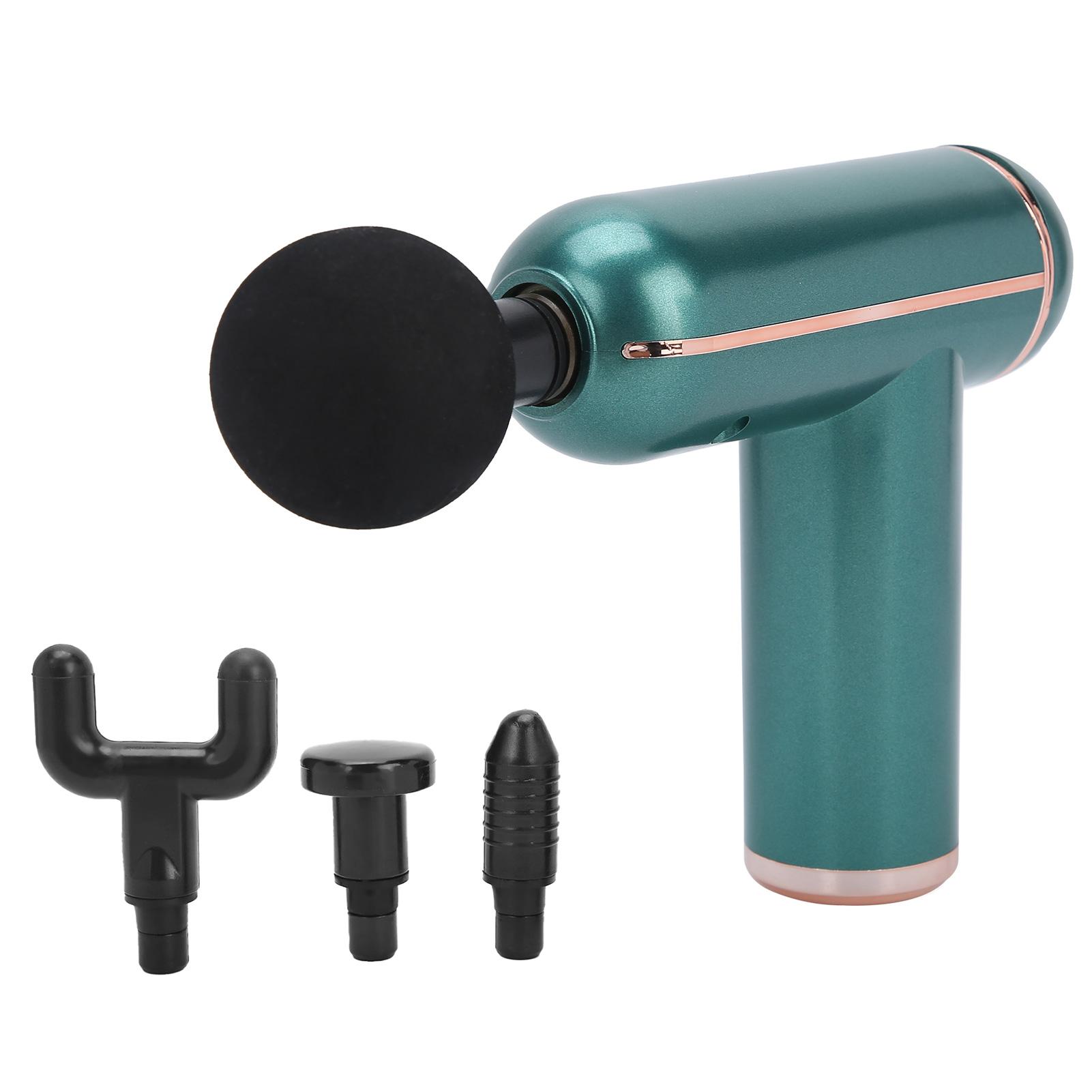 

Портативный электрический массажер для мышц тела, вибрационный массажный пистолет для снятия боли (Зеленый ЖК-дисплей)