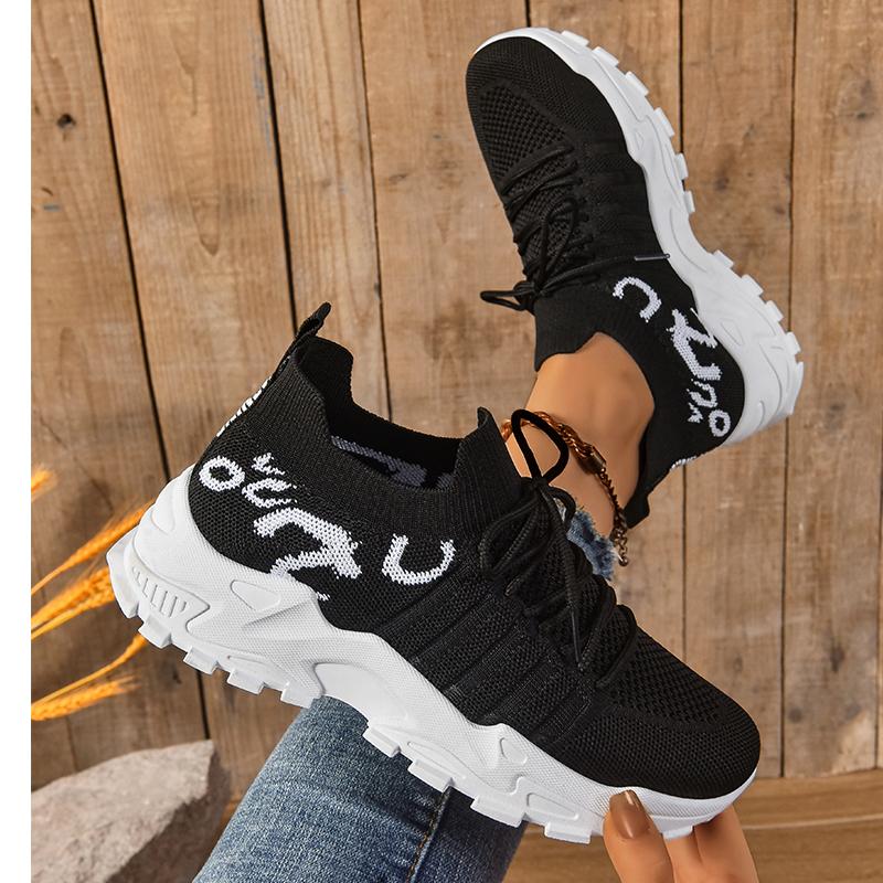 Fashion Women Sneakers 2024 New Mesh Breathable Casual Sneakers Women Comfortable Platform Plus Size Shoes for Women Zapatos De Mujer