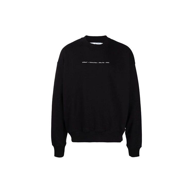 OFF WHITE FW21 Sweatshirt Men's Black OMBA054F21FLE0081084