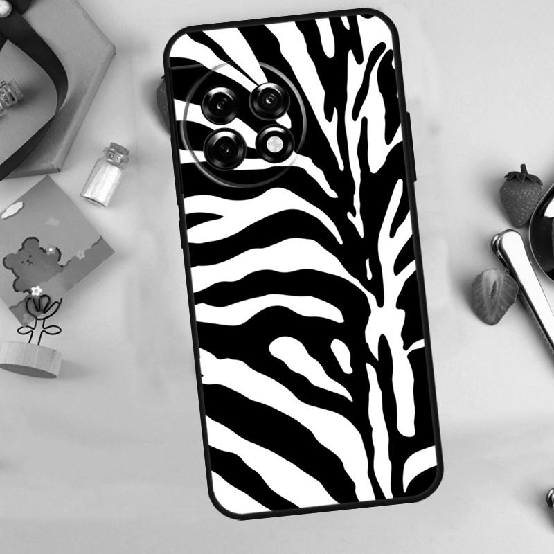 Animal Pattern Zebra Print Cover For OnePlus 13R 13 12 12R 11 10 Pro 8T 10T OnePlus Nord 4 CE 2 3 Lite N30 N10 N20 Case