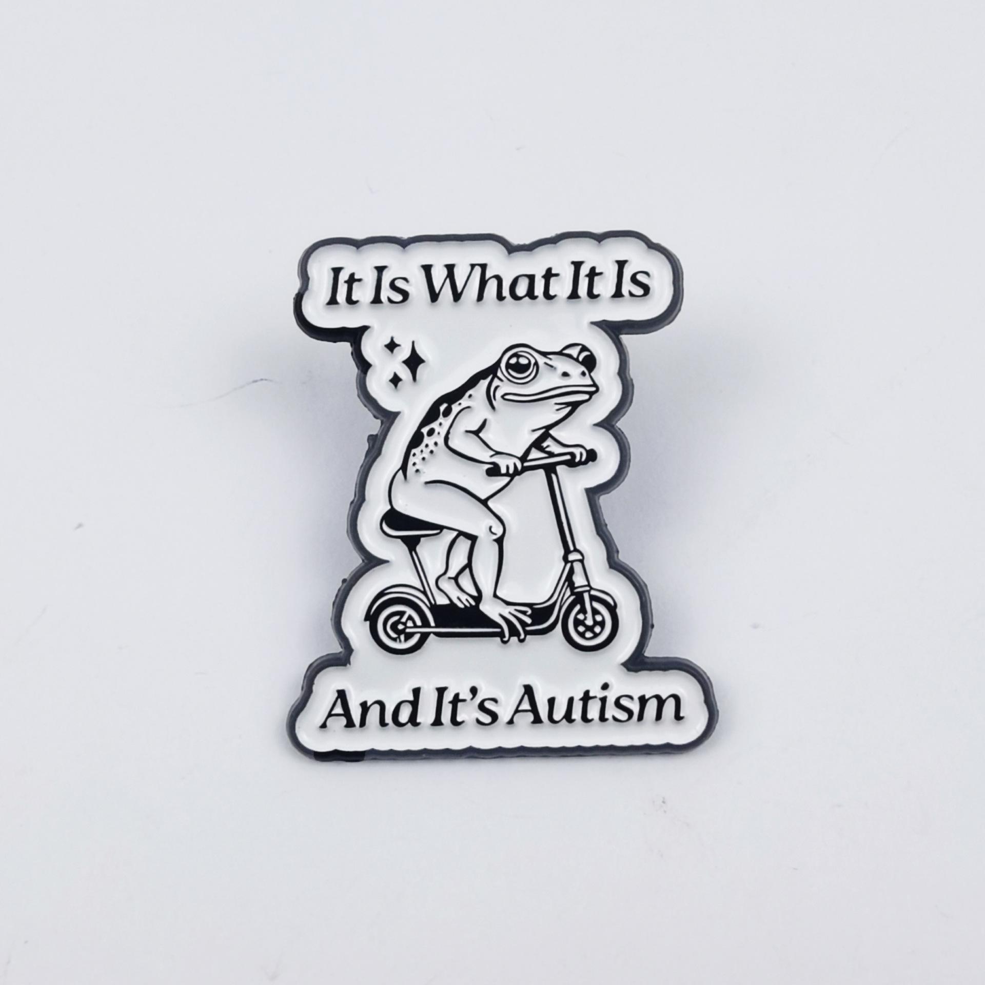 Personalized Cartoon Little Duck Alloy Brooch - Cute Animal Backpack Accessory Badge