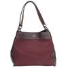 Used Tote Bag F57540 Canvas/leather Bordeaux Brown Everyday Use