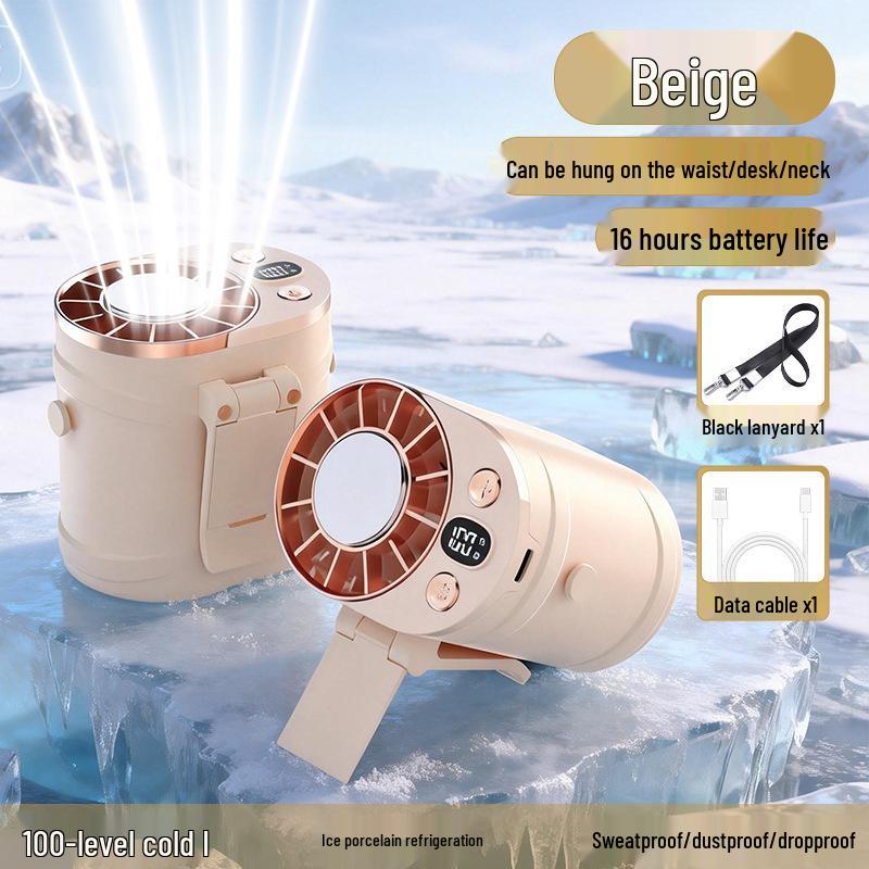 Portable Waist Clip Fan for Summer Cooling | Ideal for Outdoor Camping