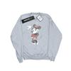 Disney Womens/Ladies Minnie Mouse Waving Sweatshirt
