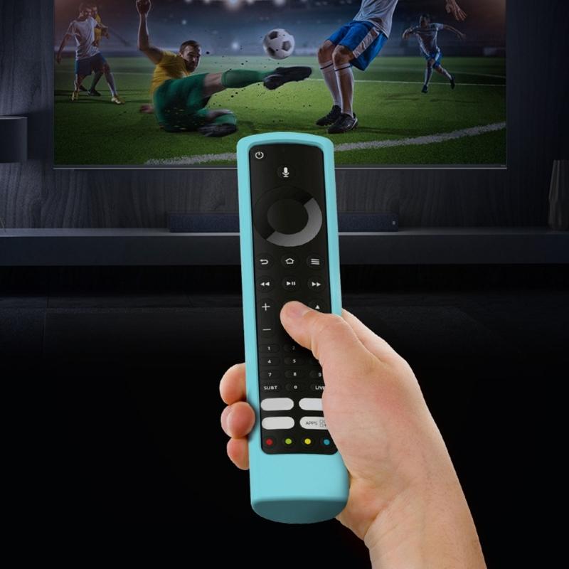 Fernbedienungsgehäuse/-abdeckung, schützender Silikonhalter, leicht, rutschfest, stoßfest, 5-Farben-Passform für TV F2 Fire, langlebig.