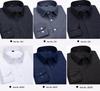Men's Business Casual Striped Long-Sleeve Shirt - Simple and Fashionable