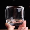 80mlGlassCrystal Cup Single Cup High end Tea Cup High quality Crystal Bourbon Whiskey Glass Easy To Clean and Reusable Glassware