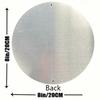 2D Flat Aluminum Armor Warrior Round Sign 7.87x7.87 Inch Metal Wall Art Unique Themed Gift Home Seasonal Decoration 1pc