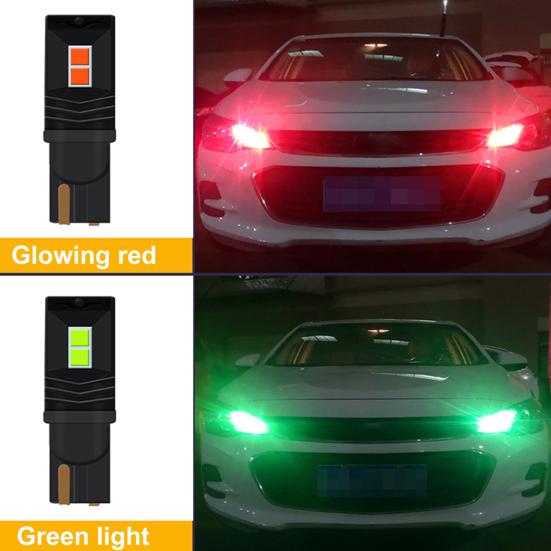 2Pcs T10 Wedge Lamp LED High Brightness Aluminium Light License Plate