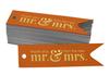 Inkdotpot Pack Of 100 Thank You From The New Wedding Favor Paper Tags Craft Real Gold Foil Hang