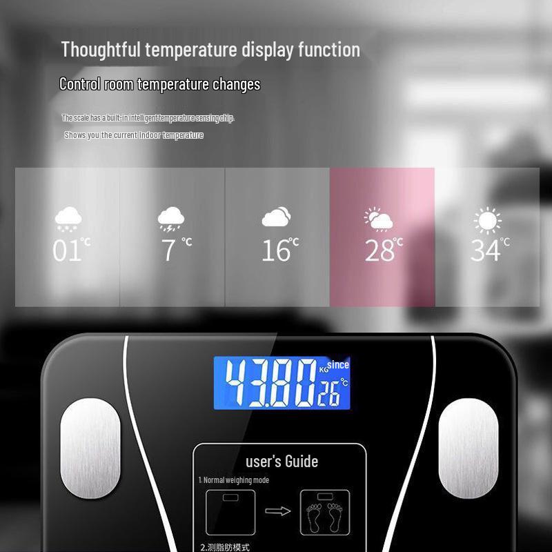 Smart Electronic Body Fat Scale: Accurate Cross-Border Household Health Measurement Device.