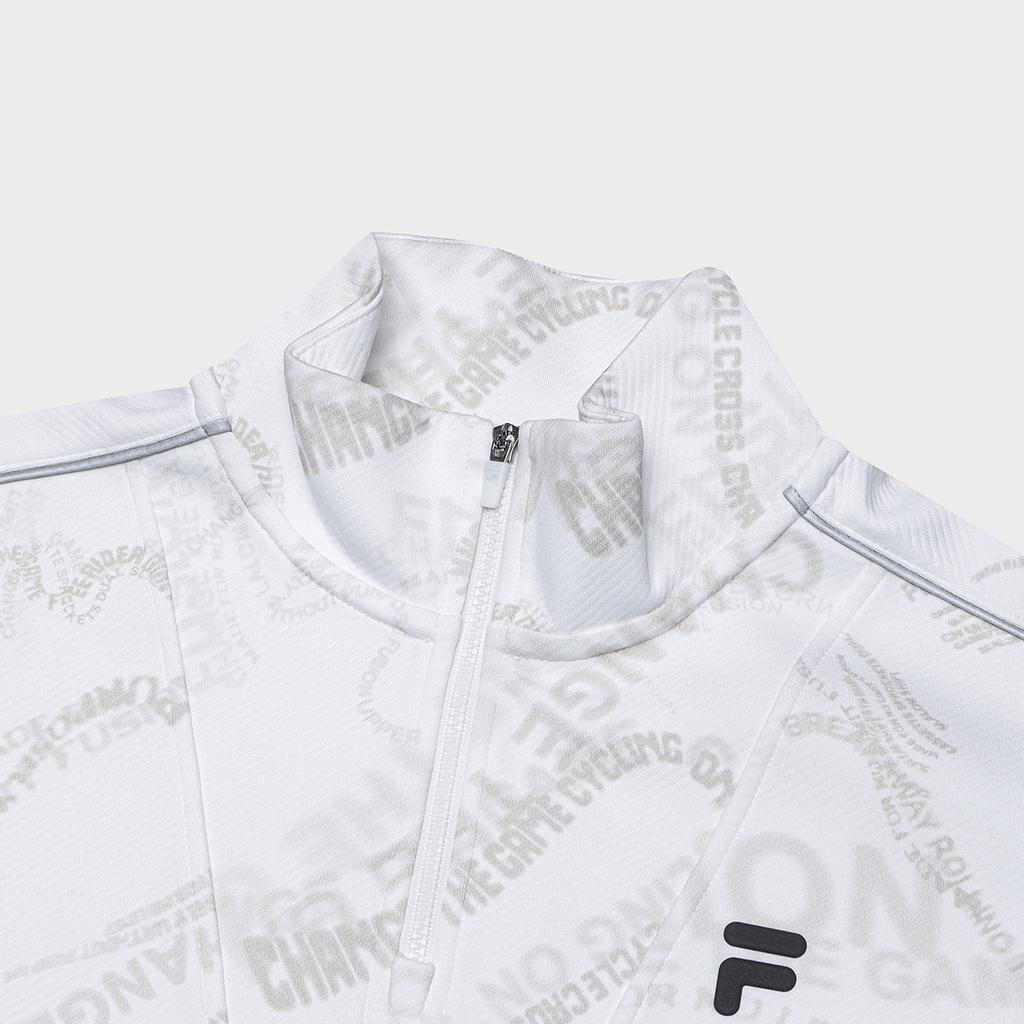Fila Fusion Letter Print Loose Sports Hoodie Women Hoodies White T11W341203F-WT