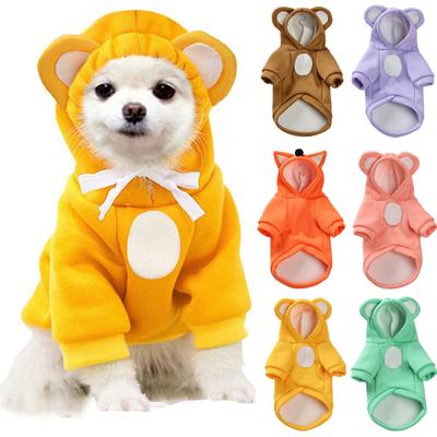 Pet Dog Hoodies Cartoon Dog Coat Jacket Warm Dog Sweater Coat Puppy Winter Jacket Winter Dog Costume Pet Clothing Apparel