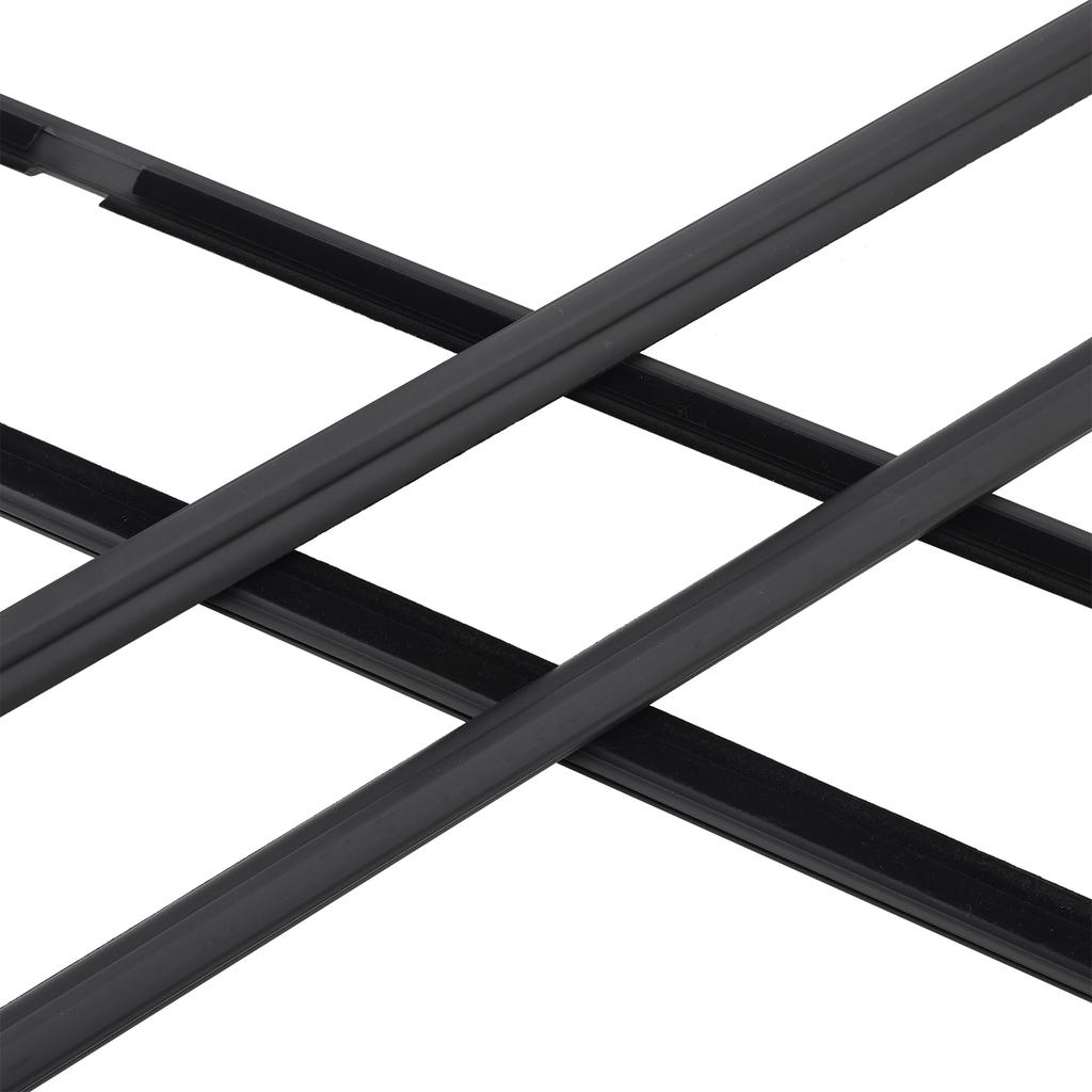 4PCS Door Glass Belt Outer Molding Weatherstrip For Toyota Land Cruiser LC 200 2008-2015