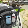 Stroller Rain Cover EVA Waterproof Rain Cover Baby Stroller Accessory With Vent Holes Double Zipper Closure Clear Stroller Cover