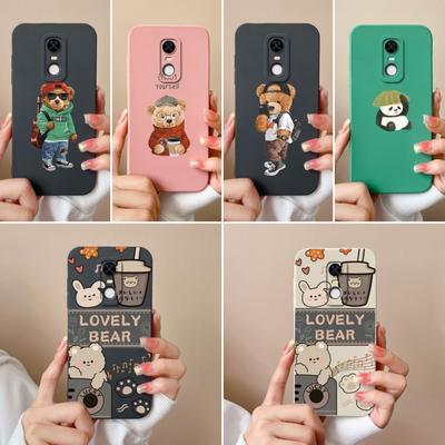 Hülle für Redmi Note 10S 7S 10 K80 7 8 9 9T 10T 9S Pro Max Plus Rückseite Mode Kleines Bärenmuster Weiches Silikon Stoßfestes Gehäuse für Redmi Hülle