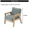 Bedroom Single Sofa Bright Armchair Miniature Furniture Model Doll Houses Couch Accessory Realistic Playset 1:12