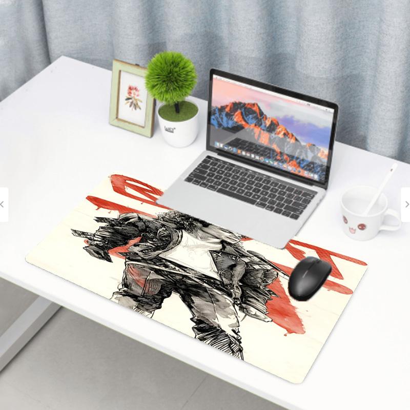 Alfombrilla de ratón con estampado de Michael Jackson, Alfombrilla antideslizante para teclado de escritorio, para PC Portátil Gaming Trabajo Uso Diario, Regalo Sorpresa Fresco para Festival