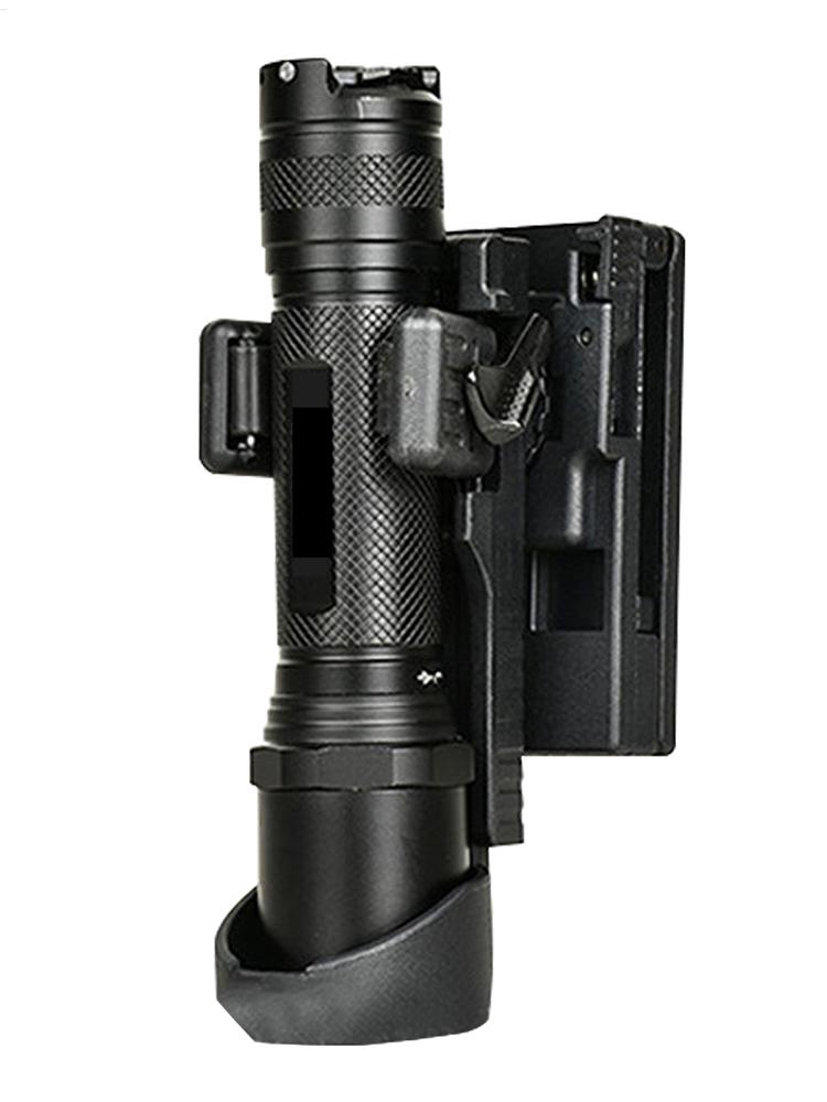 Flashlight Holster With Lever Side Lock System Set General Torch Set 360 Rotating Plastic Torch Set Set Quick Unplug