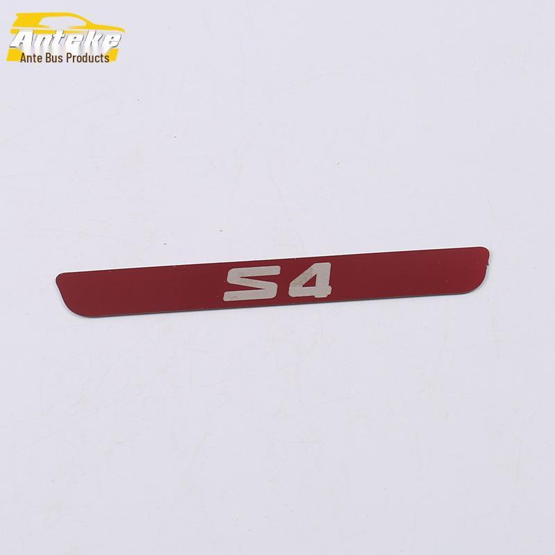 19 S4 Rear Bumper Bright Strip and Tailgate Trunk Protection Pedal - Stainless Steel Car Sticker Accessories