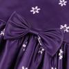 Children's Christmas Dress Cartoon Print Bow Dress Christmas Performance Sparkling Kids Birthday Dress Elegant Soft Party Dress Ball Gown for Girls