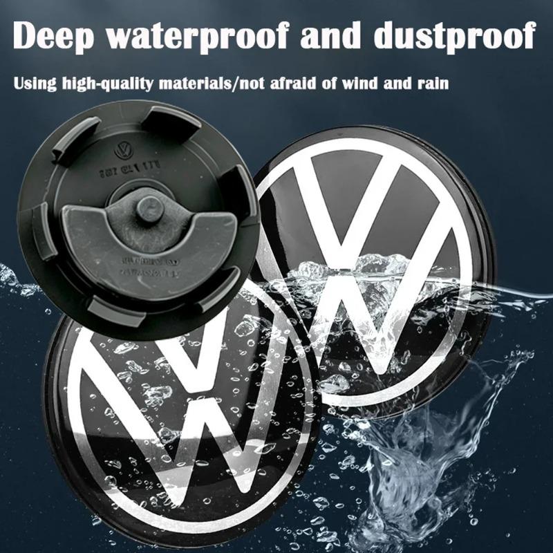 Hub Caps 4pcs For Volkswagen VW Golf Polo GTI Touran CC (65mm #3B7601171)( 56mm #1J0601171) Floating Car Wheel Center Caps Hubca