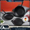 three-piece wok, frying pan & grill pan set yp-2050