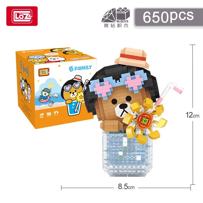 Loz Mini Blocks Beautiful Cartoon Character Cute Girl Small Bricks Brinquedo Boy Gift Girl Present Christmas New Year Goods