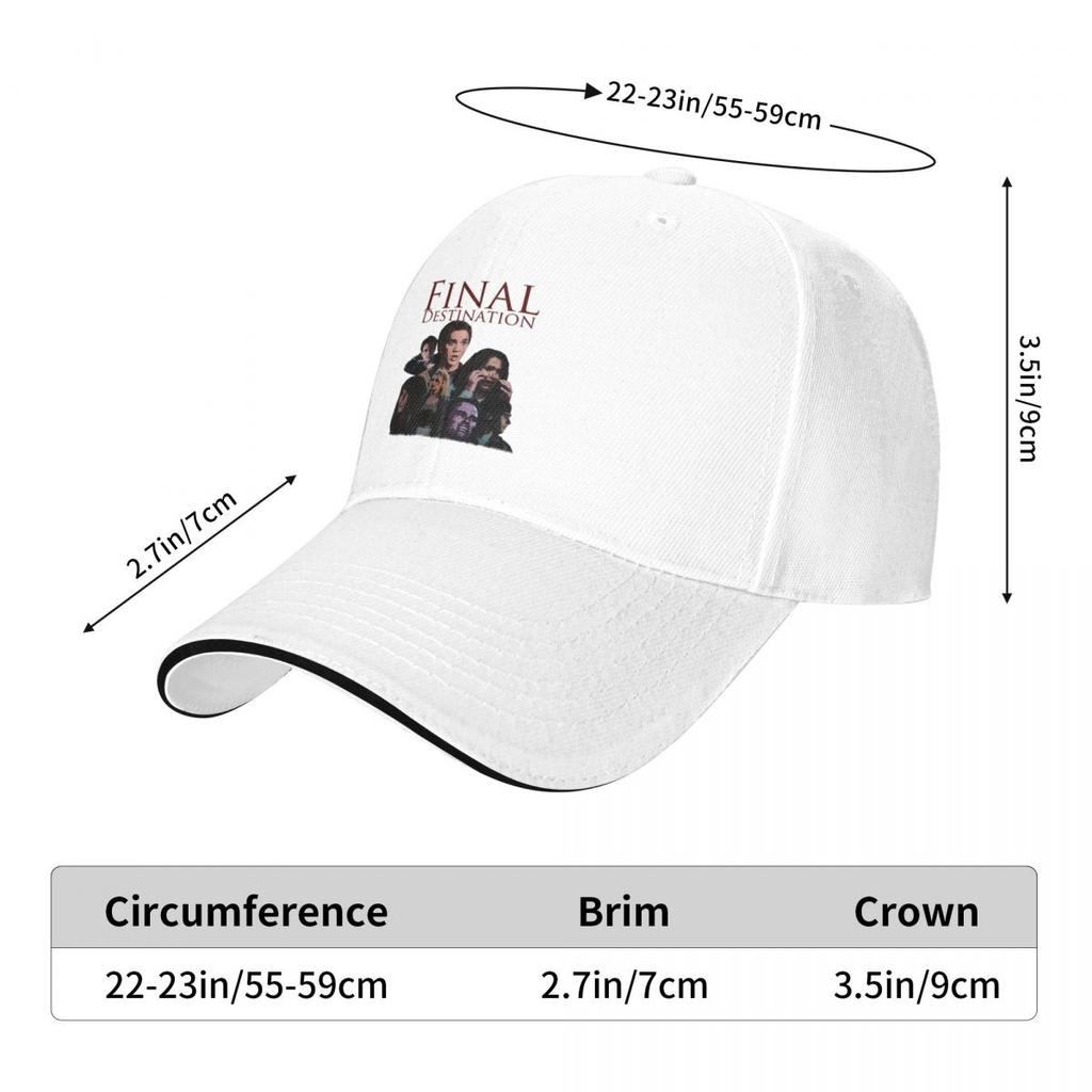 Baseball Caps Fate And Prophecy Final Destination Movie Customized Female Male Sport Summer Caps