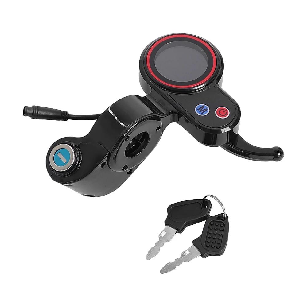 Wyświetlacz LCD do hulajnogi elektrycznej Hitway H5 Kickscooter 6-pinowy wyświetlacz z blokowanym instrumentem panelu sterowania akcesoria