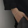Silver 4MM Twisted Rope Necklace & Bracelet Set - Unisex Fashion Jewelry