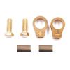 Quick Install Brass Car Battery Terminals with Strong Iron Construction Electric Connectors for Reliable Performances