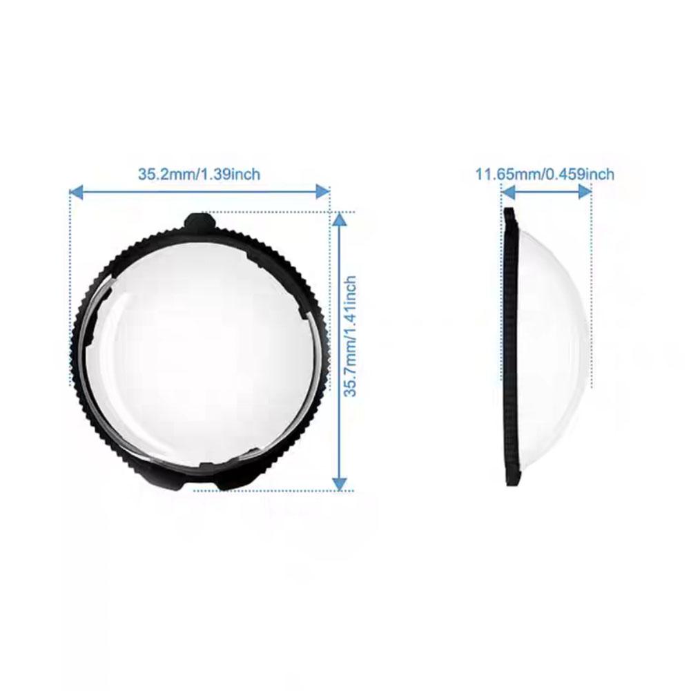 Lens Protective Cover Anti-Scratch Lens Protector Protective Lens Cap Cover for Insta360 X5 Accessories