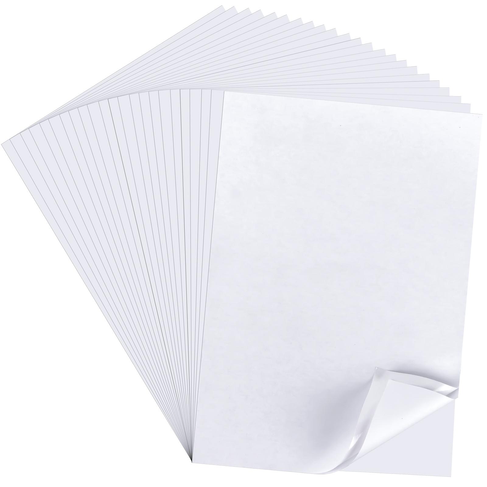 30 листов двустороннего скотча формата А4, прозрачный, сильный клейкий скотч 0 бежевый