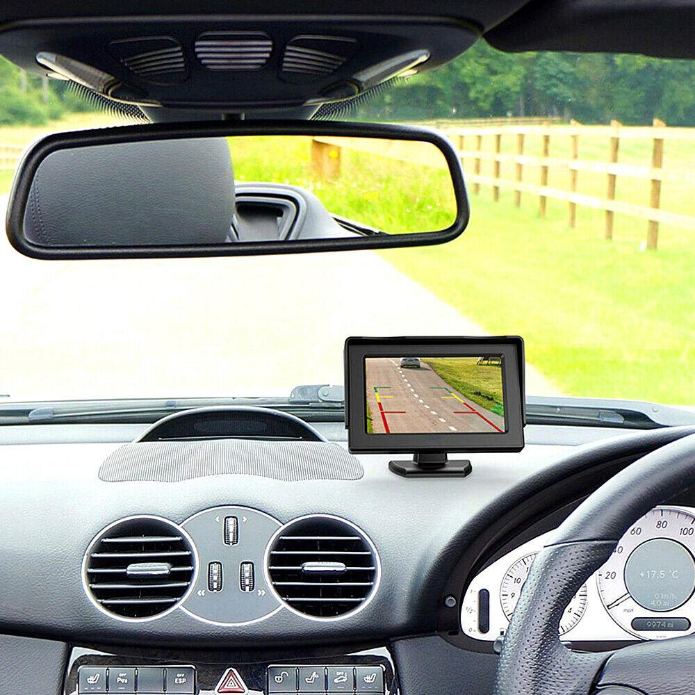 4.3 Inches Car Monitor For Rear View Camera TFT LCD Display Reverse Camera Monitor HD Digital Color Video Input Screen NTSC PAL