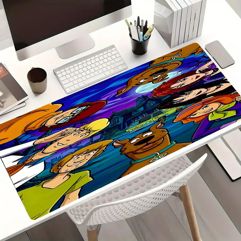 Scooby-Doo Theme Mouse Pad, Non Slip Rubber Base, Multifunctional Office & Home Decor, Perfect for Workspace Personalization.
