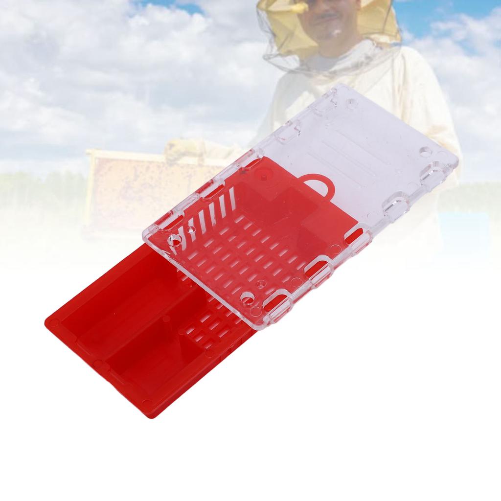 10Pcs Portable Queen Bee Cage Plastic Queen Bee Transporting Catcher Beekeeping Supplies Lightweight Beekeeper Equipment