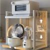 Adjustable Pull-Out Kitchen Appliance Storage Rack