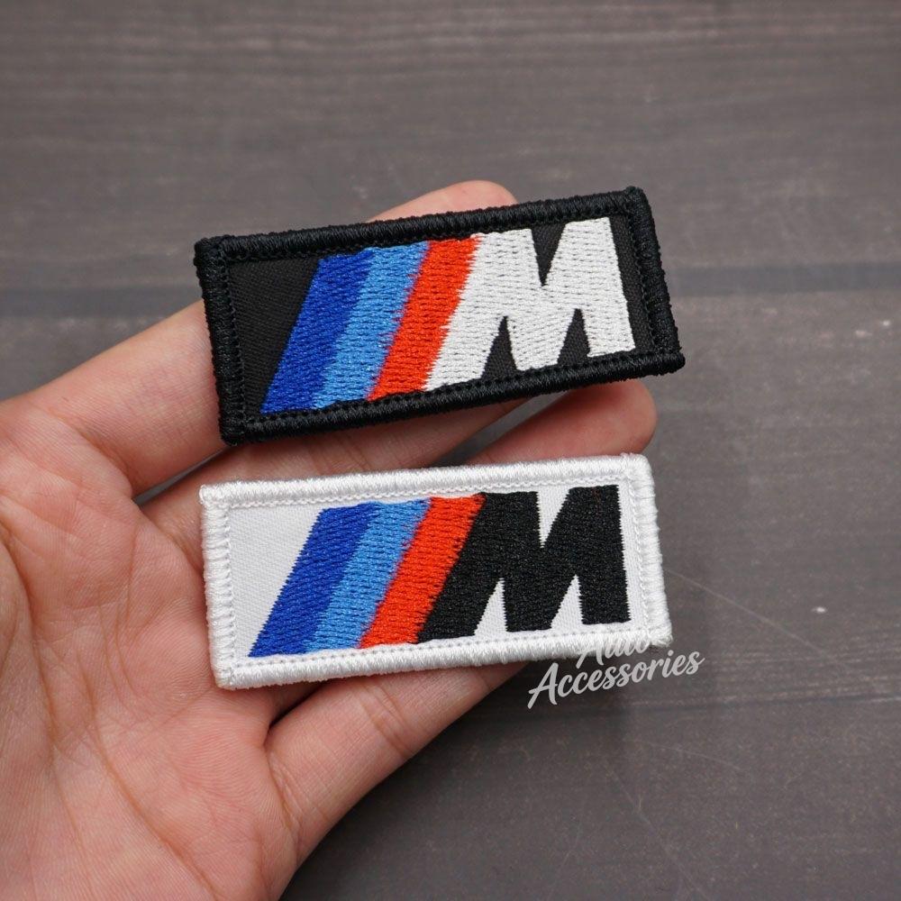 Cloth Embroidered Stickers HOOk&LOOP Clothing Hole Patch Decal For BMW M Power 1 3 5 7 Series Jacket Backpack Decor Accessories GB2