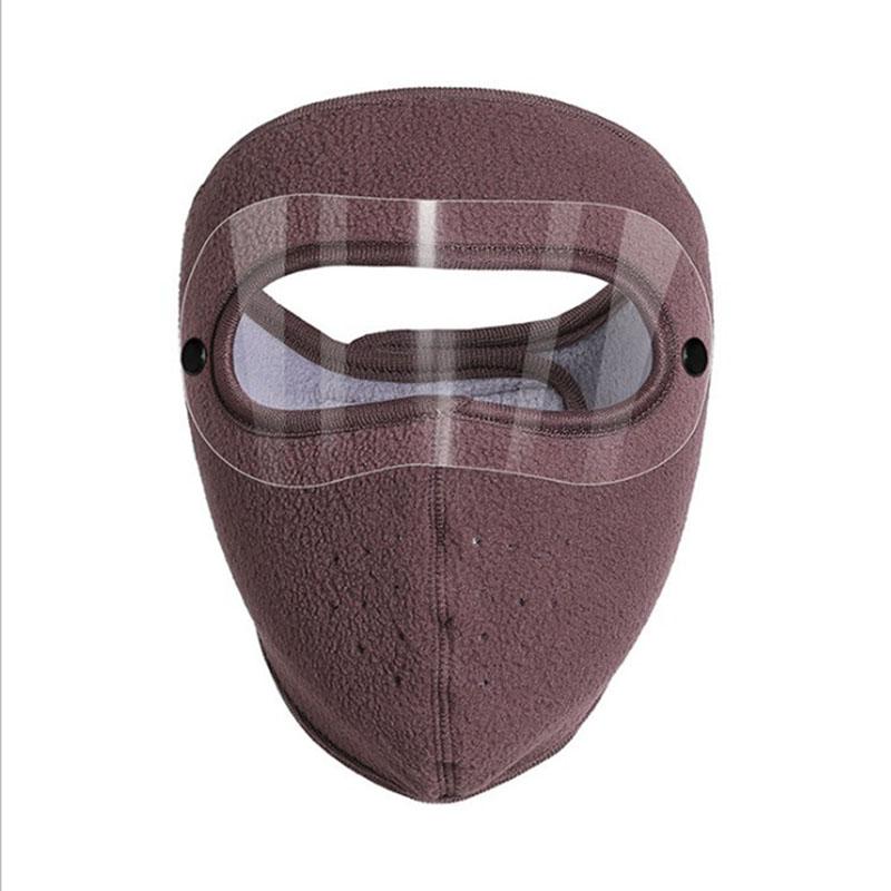 Outdoor Winter Warm Full Mask Cyklistická Větruodolná odnímatelná maska na brýle