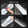 Carbon Fiber Car Door Sill Protective Stickers Films For Citroen C3 C4 C5 C1 C2 Berlingo Celysee Xsara Picasso Car Accessories