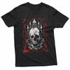 Goth Gothic Skull Tattoo Art Crown Horror Death TShirt Unisex T-Shirt