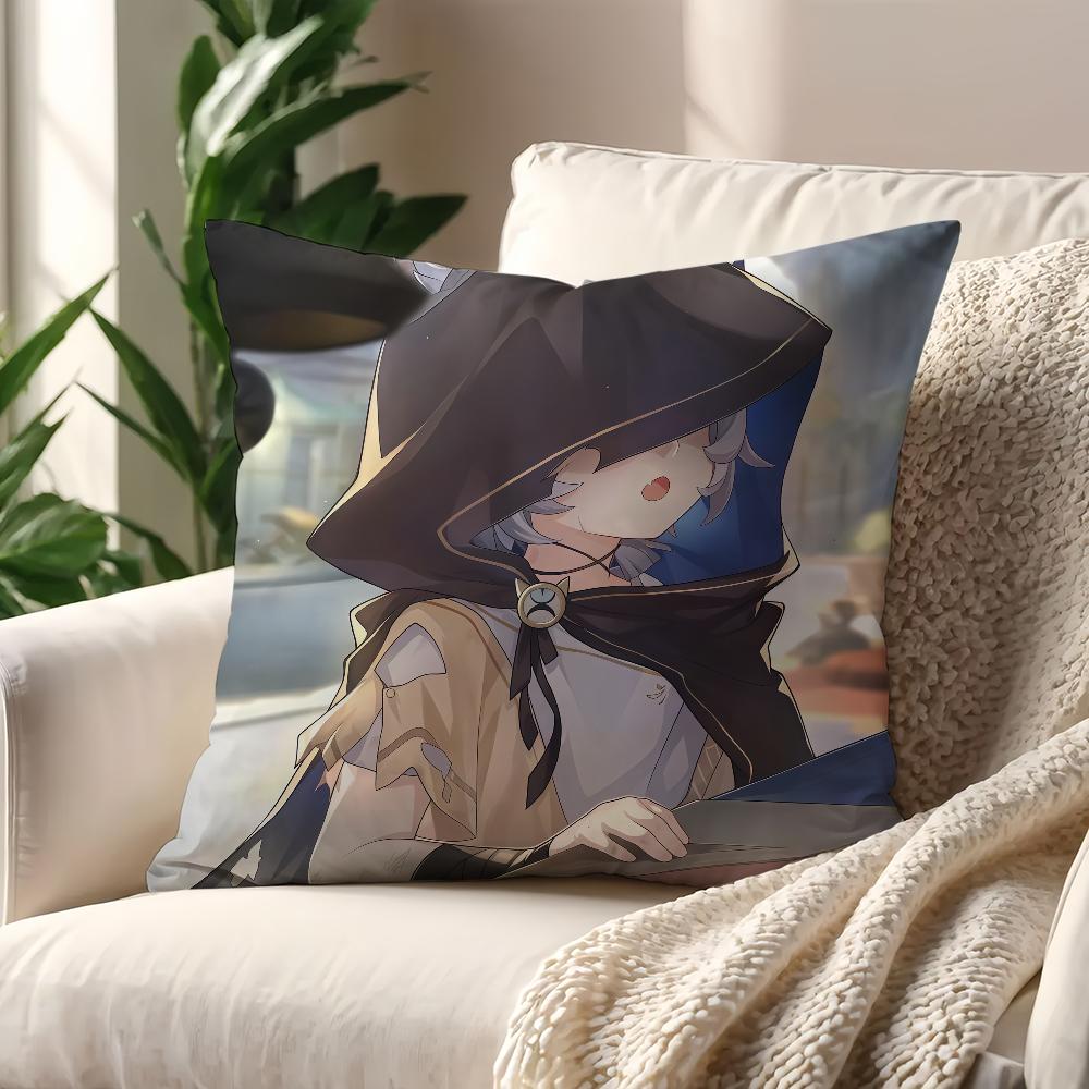 Game Cipher Game Honkai Star Rail Cushion Cover Pillow Cover Decoration Room Home Sofa Living Office Car Nordic Simplicity