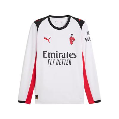 Maglia Acm Away Replica Serie Manica Lunga Comoda Versatile Delicata sulla Pelle Maglia da Calcio Uomo top 779972-02