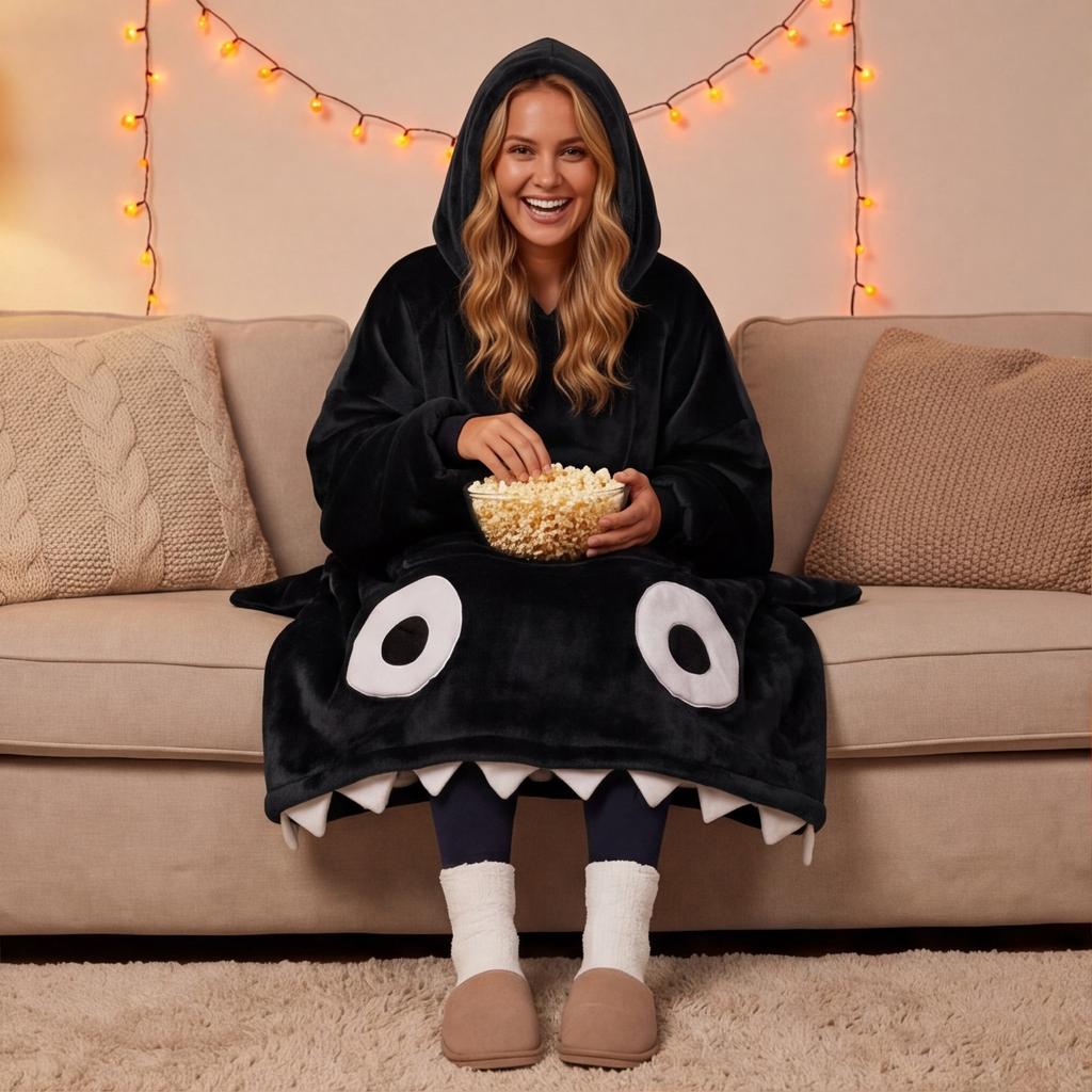 Men's And Women's Hoodies, Blankets, Couple's Pajamas, Warm Home Animals, Extended Wide Pajamas