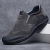 New Men's Breathable Soft-soled Labor Insurance Shoes, Non-slip and Wear-resistant One-pedal Dad Shoes, Outdoor Tooling Shoes