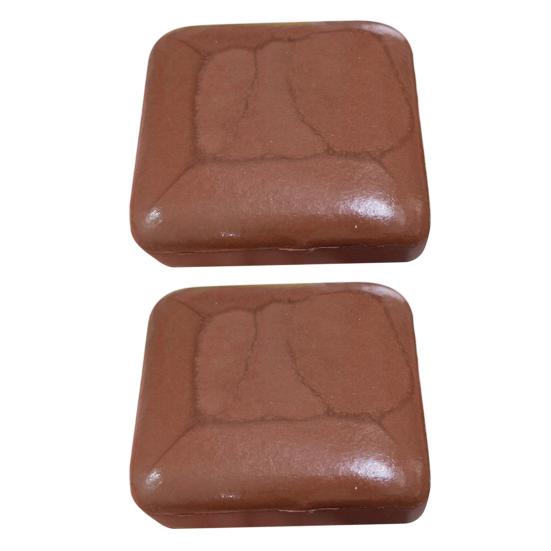 

1/2 шт. Шоколадний тост Іграшка-сквіші Повільне відновлення Зняття стресу Тост Щипок Сенсорна 2pcs