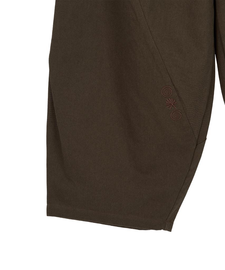 Dandel Dd Star Applique Balloon Pants (Brown)