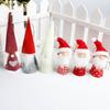Weihnachtsstoffpuppenanhänger Mini Weihnachtsbaumdeko Engel Weihnachtsmann Schneemann Weihnachtsdekoration für Zuhause