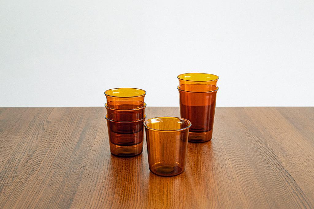 Skleněná džbán KINTO LITÝ JANTAR Vhodné do mikrovlnné trouby a myčky na nádobí 21464 1,2L tepelně odolný